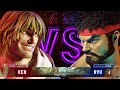 Street Fighter 6 - Ken Vs. Ryu (LEVEL 8)