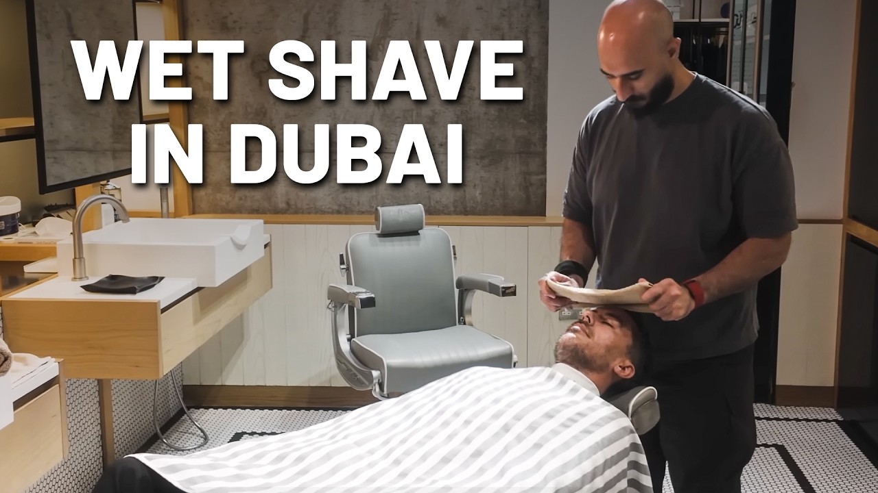 💈(ASMR) RELAX with ULTIMATE Shave & Facial at Akin Barber & Shop in Dubai