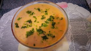 Caldo de Batata com Carne moída