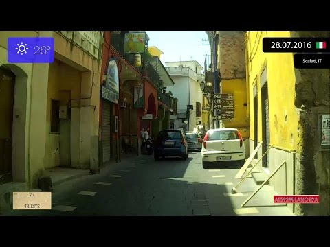 Driving through Scafati (Italy) 28.07.2016 Timelapse x4