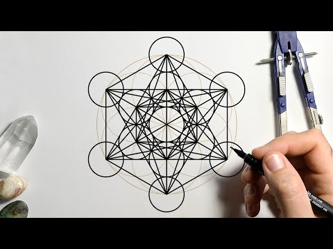 Drawing a Star Tetrahedron Real Time Sacred Geometry Tutorial