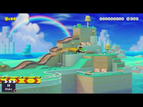 Mario Maker 2: Midair Shell Jump 2