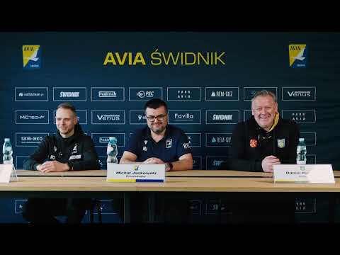 Konferencja prasowa: Avia Świdnik - Stal Kraśnik