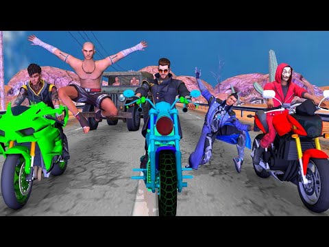 KLA VS ALOK | RACING IN FREE FIRE FUNNY 3D ANIMATIO N | الاسطوره كلا