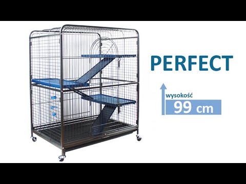 Klata dla fretki, szynszyli, szczura - Klatka Perfect 99 cm | majazoo.pl