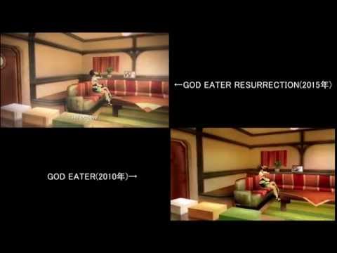 God Eater Resurrection vs. God Eater Visuals Comparison