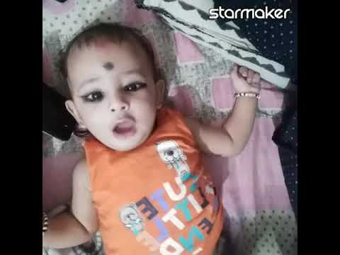 Vrishank - 4 months my son try to sing a song