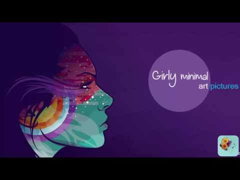 Girls minimal art pictures Video