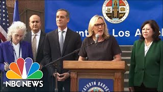 Local Health Emergency Declared In Los Angeles County As Coronavirus Cases Increase | NBC News