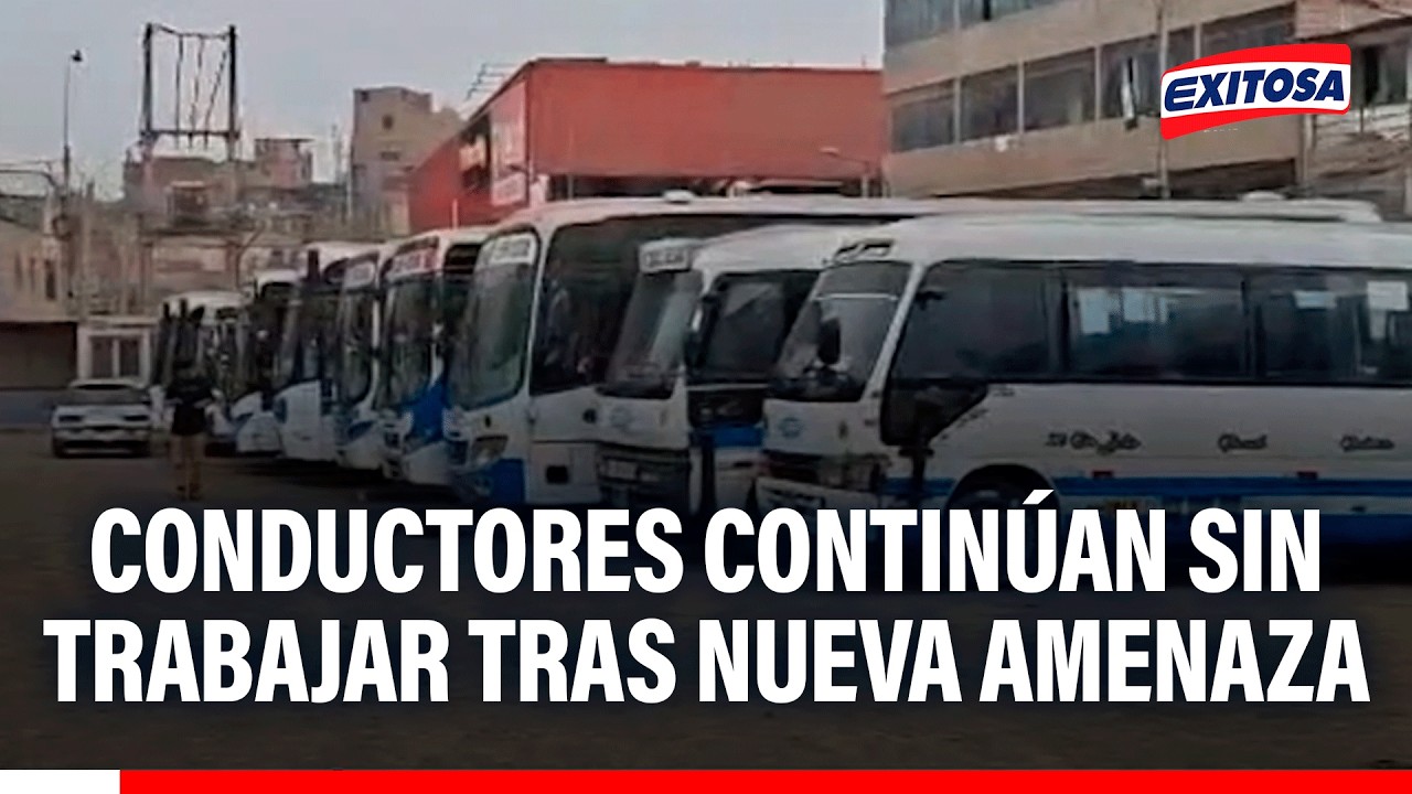 🔴🔵 Carabayllo: Conductores continúan sin trabajar por nueva amenaza a empresa 'TransLima'