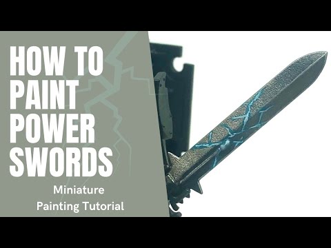 How to Paint Lightning Power Swords