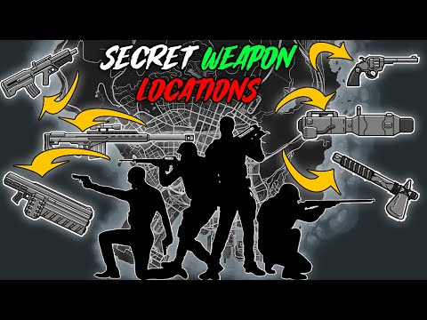 GTA 5 - All Secret and Rare Weapon Locations! (Widowmaker, Rail Gun, Sniper Rifle & more)