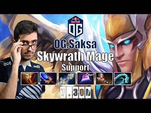 Skywrath Mage Support | OG.Saksa | MOST BROKEN POS 4 IN 7.30B | 7.30b Gameplay Highlights
