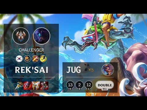 Rek'Sai Jungle vs Lillia - KR Challenger Patch 11.6