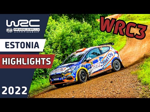 WRC Rally Highlights : WRC Rally Estonia 2022 : WRC3 Saturday