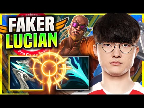 FAKER PERFECT GAME WITH LUCIAN! - T1 Faker Plays Lucian Mid vs Twisted Fate! | Season 11
