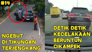 Download lagu Kompilasi Crash #14 | Detik detik kecelakaan beruntun Tol Karawang Cikampek | Motor rx king ditabrak mp3