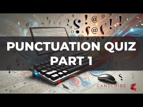 Punctuation Quiz: Part 1