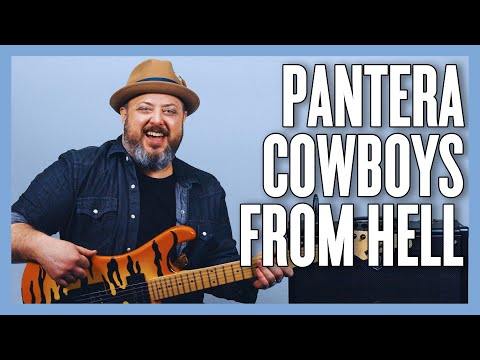 Pantera Cowboys From Hell Guitar Lesson + Tutorial