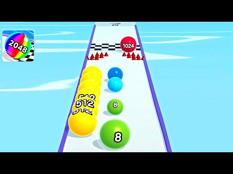 Ball Run 2048 ! All Levels Gameplay (13886-13891) android, ios