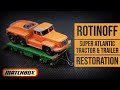 MATCHBOX Restoration 15B 16B Rotinoff Super Atlantic Tractor 8 Wheel Trailer
