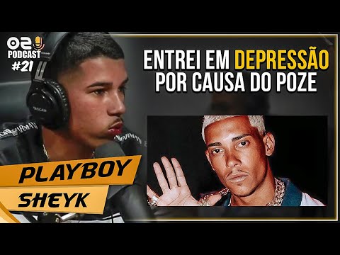 DJ PLAYBOY SHEYK REVELA QUE ENTROU EM DEPRESSÃO POR CAUSA DO POZE - Cortes 021 Podcast