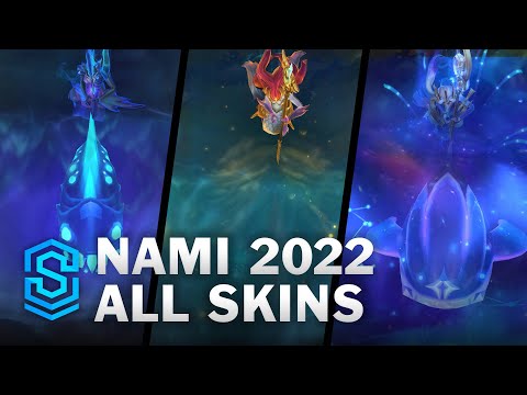 Nami All Skins | Nami VFX Update | League Of Legends