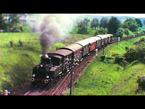 Dampfzüge Crailsheim - Satteldorf 1975 - Steam trains from long ago