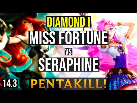 MISS FORTUNE Bot vs SERAPHINE | BR Diamond I - Patch 14.3