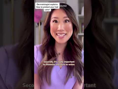 Quick tips on how to protect your hair color! Water and UV are the biggest culprits on fading your