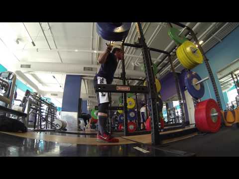 2014.03.29 Beltless Squats (147.5kg & 160kg)