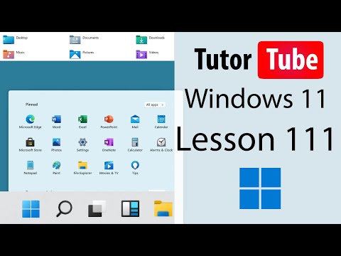 Windows 11 Tutorial Lesson 1 Windows 11 Environment