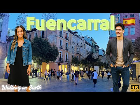 Calle de Fuencarral – Best Things to Do in Madrid for Tourists | Madrid Walking Tour (4K/60fps) 🇪🇸
