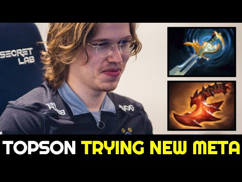 TOPSON Trying New Meta — Overwhelming Blink Magnus 7.32c Dota 2