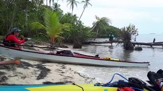 preview picture of video 'Kayaking to Cayo Zapatillas'