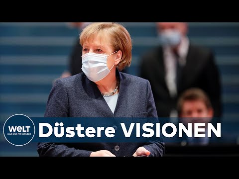 CORONA-PANDEMIE: Covid-Krise bis zum Sommer – Angela Merkel stimmt auf harte Wochen ein