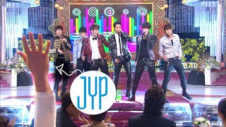 손든JYP찾기🖐2PM(투피엠) - 핸즈업 Hands Up KBS 연기대상 20111231