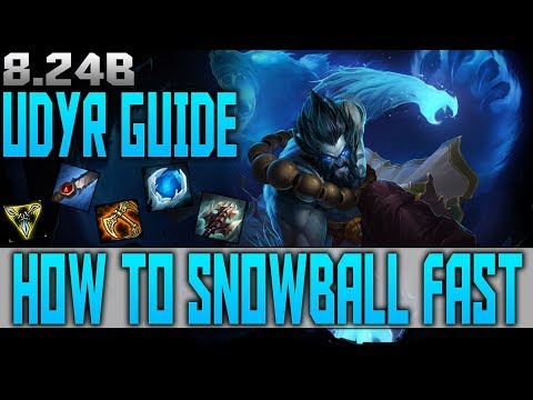 LOL Udyr Guide: How To Play Udyr Jungle Early Game; Udyr Build Guide,Udyr OP.GG(Udyr Probuilds)8.24b