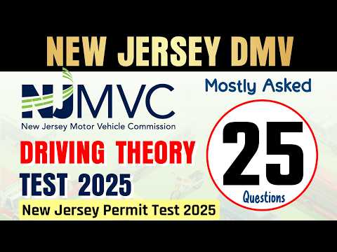 New Jersey DMV knowledge Test 2025 | NJ MVC Knowledge Test 2025 | DMV written Test 2025
