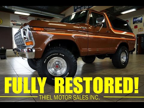 1978 Ford Bronco (CC-1891525) for sale in De Witt, Iowa