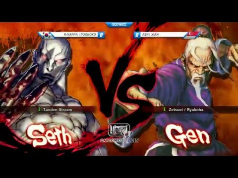 USFIV - Poongko [Seth] x Xian [Gen] - Capcom Cup 2015