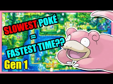 A Pokémon SLOW Run?? | Red/Blue Slowpoke Solo Challenge