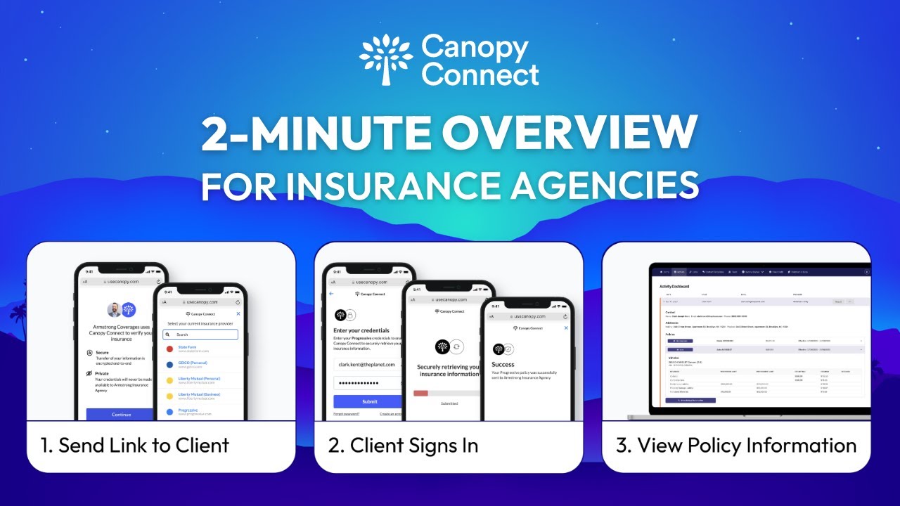 2-Minute Overview of Canopy Connect for Insurance Agents