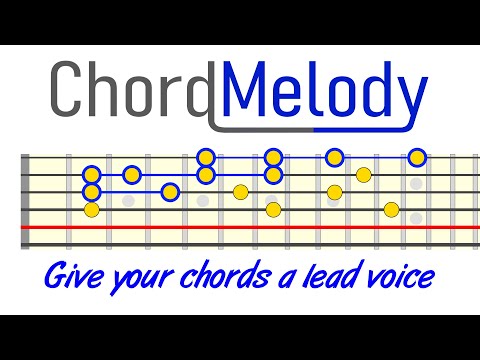 Marrying Chords & Melody - Melodic Chord Phrasing Up The Neck (baby steps)