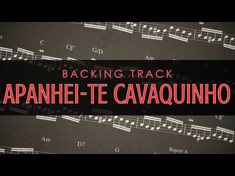 Apanhei-te Cavaquinho (80bpm) Vídeo partitura - Backing track