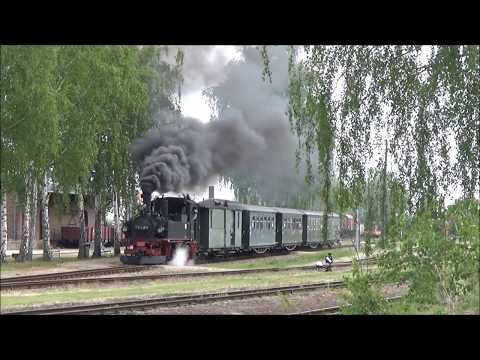 99 584 fährt beim Wilden Robert / Döllnitzbahn am 10.05.2020
