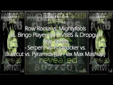 Serpent vs. Footrocker vs. Buzzcut vs. Pyramids (DJ Hax Max Mashup)