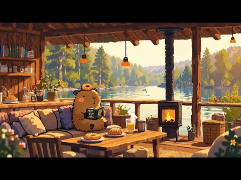 Capybara Coffee Time ☕ Chill Lofi Hip Hop Mix for Study, Work 🌿 Relax With My Capybara