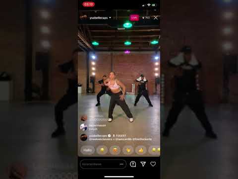 YSABELLE CAPS | CARDI B | REEBOK | LA PLAYGROUND INSTA LIVE