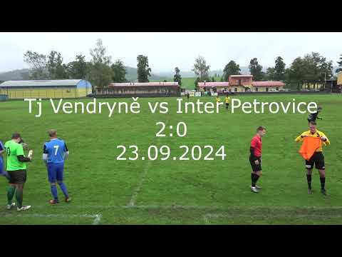 TJ Vendryně - TJ Inter Petrovice (2:0) - 23.09.2023 - sestřih